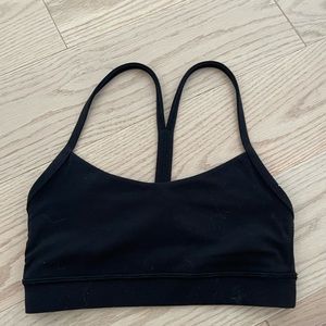 Lululemon black sports bra size 2